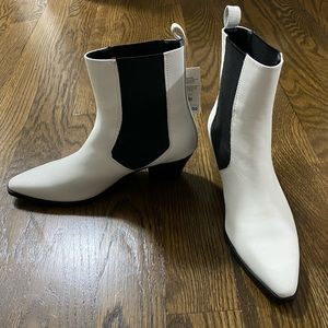 NWT White Boots